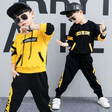 

Sports Suits for Boy Fashion Printing Hooded Sweatshirt Harem Pants Boy 2pcs 3 4 5 6 7 8 9 Years Kids Casual Pullover Pants Sets