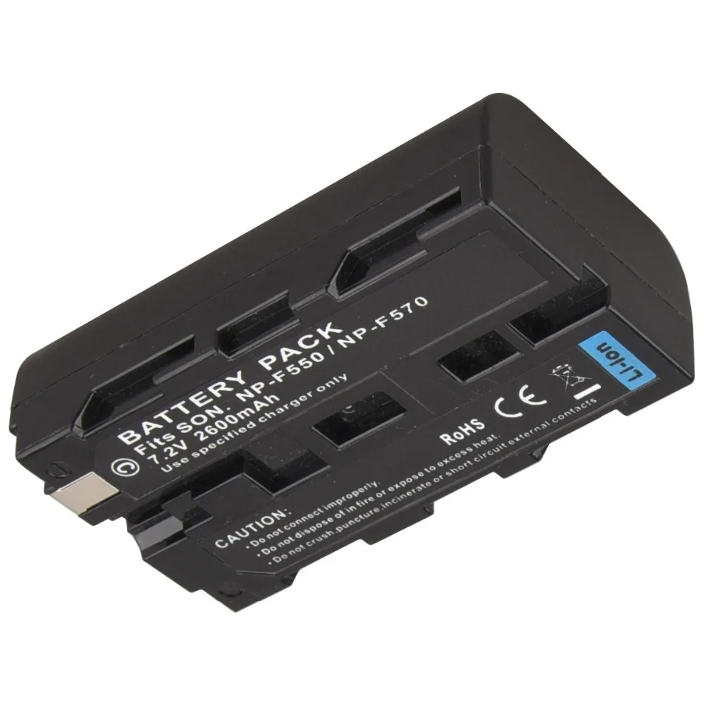 1 шт. 2600 мАч NP F550 F570 Батарея цифровой камеры для Sony CCD SC55 TRV81 DCR TRV210 аккумуляторная