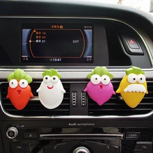 Автомобильный парфюм клип мультфильм морковь Аромат Освежитель Воздуха авто Интерьер Outlet украшения аксессуар диффузор украшение подарки