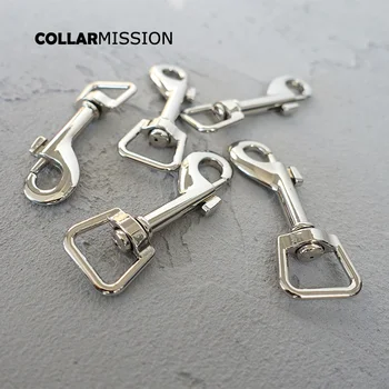 

10pcs/lot Metal hook buckle dog leash handbag luggage strap hardware 15mm diy pet products accessory Swivel Clasp PK15Y