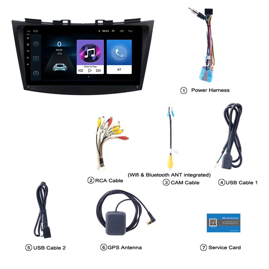 Discount 9 inch 2.5D IPS Tempered HD multi-touch screen Android 8.1 NAVI for SUZUKI SWIFT 2010-2016 with Bluetooth USB WIFI support SWC 2