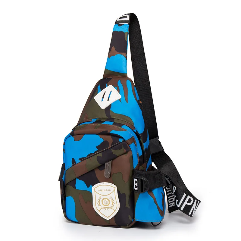 

ZHIERNA Fashion Messenger Bag Chest Pack Single Shoulder Bag Camouflage Simple Casual Cross-body Pack Multipurpose