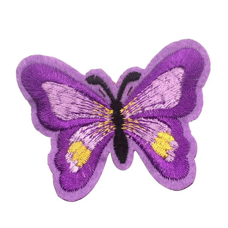 2pcs 10 Colors of optional Butterfly Clothes Patch DIY Flowered