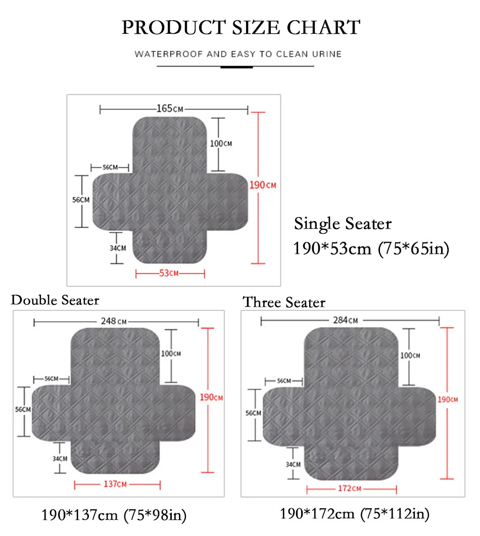 Водонепроницаемый двусторонний стеганый диван, чехлы для дивана, кресла, диванные чехлы для собак, домашних животных, кошек, защита мебели, машинная стирка