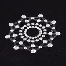 Женщины Самоклеющиеся Tepel соска крышка многоразовые Pezon Pasties искушение соски CoversTransparent груди бюстгальтер в форме лепестков аксессуары