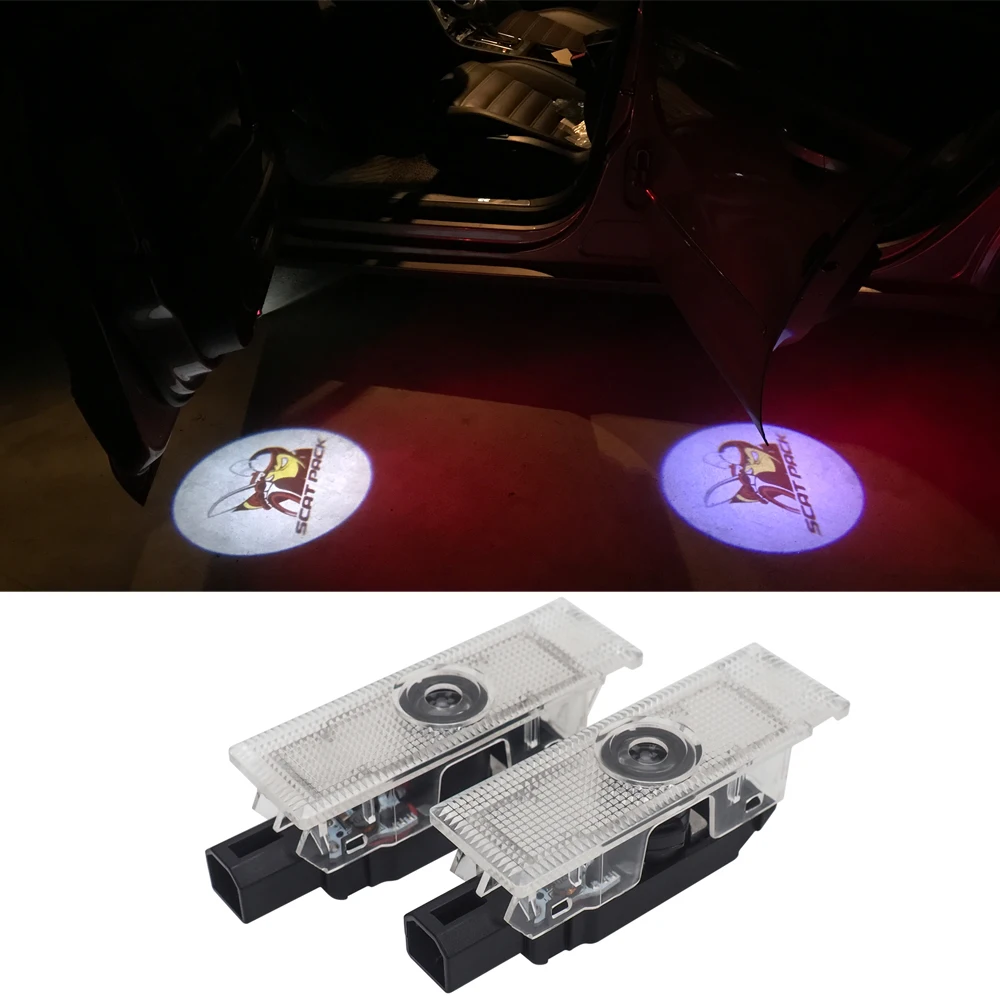 

1 Pair LED Car Door Light For Dodge Ram 1500 Joury Caliber Durango Caravan LED Car Ghost Shadow Light Auto Tuning Accessories