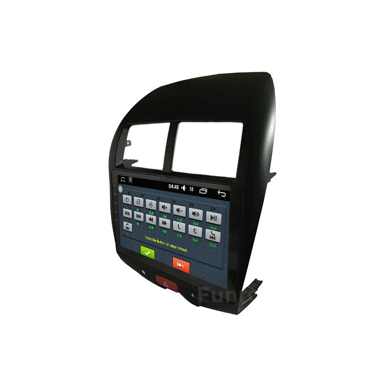 Flash Deal Funrover 10.1" Android 8.0 2 din Car multimedia DVD Player For Mitsubishi ASX 2010-2017 car gps navigatio Radio Stereo headunit 3