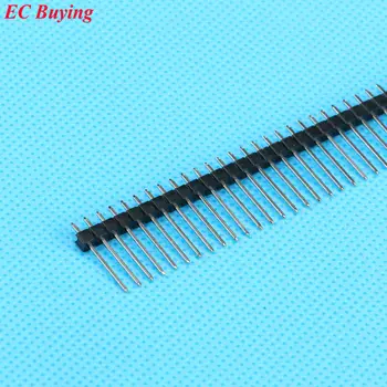 

10pcs 40 Pin 1x40 Single Row 2.54mm Pin Header Connector length 17mm