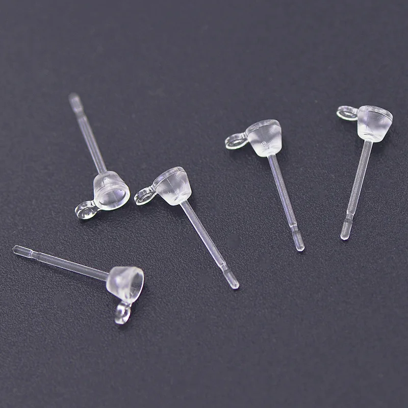 100pcs/lot Silicone Rubber Earring Backs Clasp Transparent Ear Nut Plugging  Earrings DIY Parts Jewelry Accessories Materials - Price history & Review, AliExpress Seller - Sunday-Beauty Dropship Store