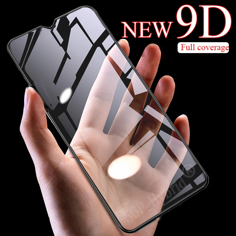Защитное стекло 9D для Oppo Realme 3 защита экрана полное покрытие клей устойчивое к