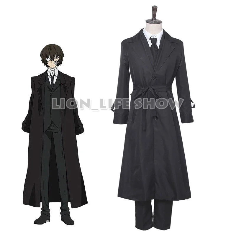 Костюм для косплея дазай Осаму из бродячих псов|bungo stray dogs|cosplay costumecosplay suit |