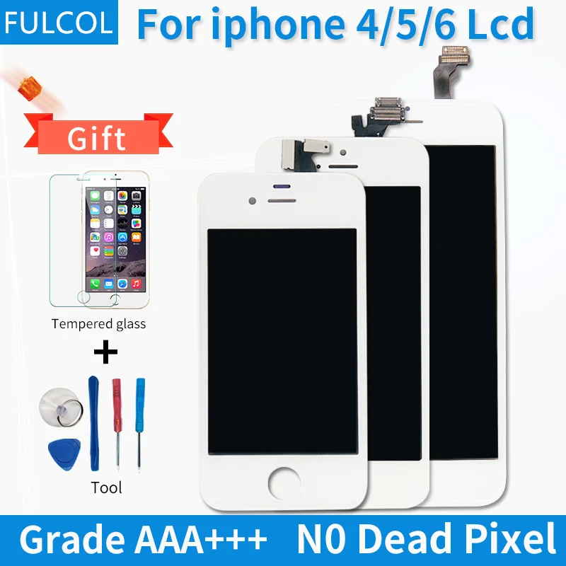 

AAA Grade LCD For iPhone 6S 6 5C 5S 4S LCD display Touch Screen Digitizer Assembly Replacement Part For iPhone5 5C 5S 6 S LCD