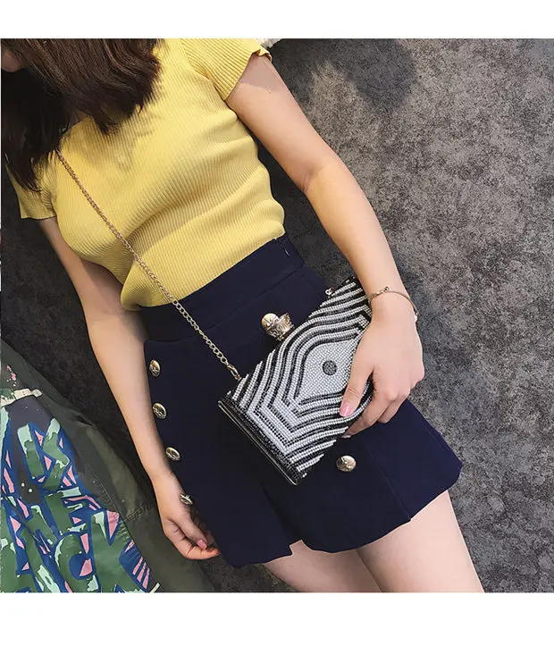 Вечерние сумки со стразами, шикарные женские клатчи на день, золотые сумочки с цепочкой для девочек, женские вечерние клатчи, кошелек, женский свадебный кошелек