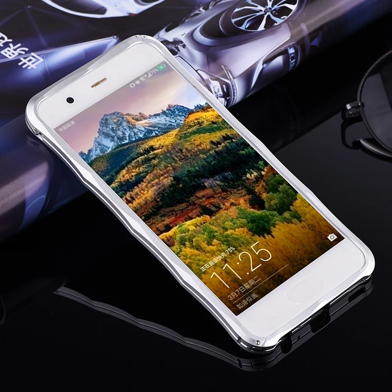 IMatch бампер чехол для Huawei p9 P10 плюс Роскошный Diamond Форма Алюминий металла невидимые Подставки бампер Телефонные чехлы
