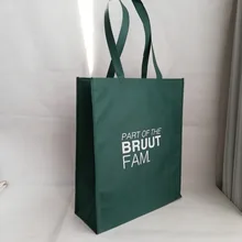 500 шт/партия 40HX35X10cm нетканые сумки для покупок многоразовые пользовательские логотипы персонализированные покупатели для ткани и рынка торговли шоу