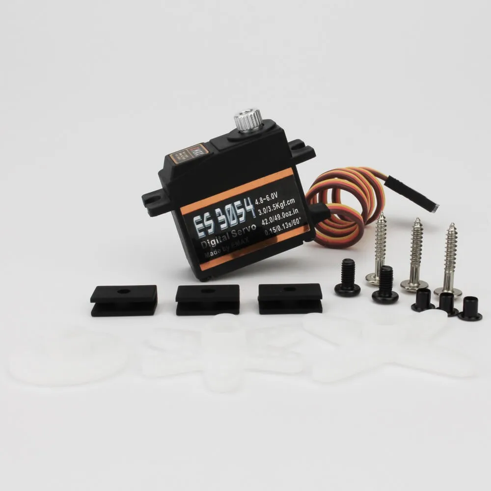 Emax ES3054 17g 3 5 кг 0.13sec 23T Металлическая Шестерня цифровой сервопривод для RC самолета