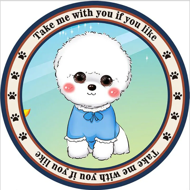 Круглый мягкий коралловый бархат милая собака Детские Коврики супер уютный нескользящий моющийся прочный коврик абсорбент спальня гостиная ковер