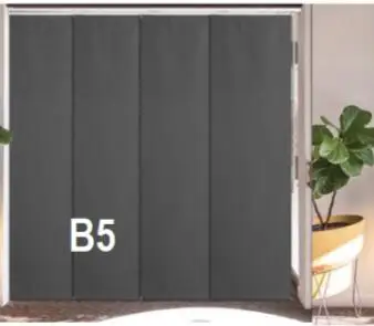 B5 BLACKOUT Регулируемые раздвижные панели отрезаны по длине вертикальные жалюзи подгоняемые размеры в готовом продукте - Цвет: B5 BLACKOUT