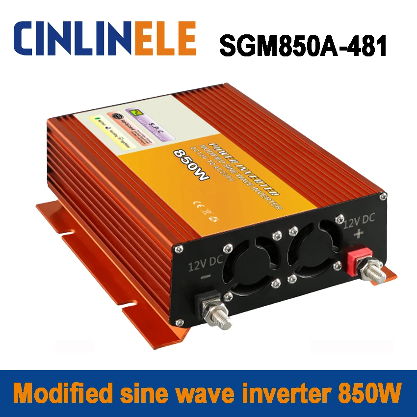 

Shine Series Modified Sine Wave Inverter 850W SGM850A-481 DC 48V to AC 110V 850W Surge Power 1500W