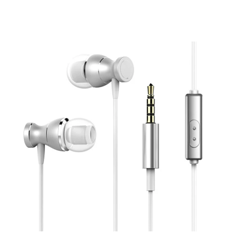 Professional In-Ear Earphone Headset In-line Control Magnetic Clarity Stereo Sound With Mic Earphones For iPhone Phone MP3 MP4 |