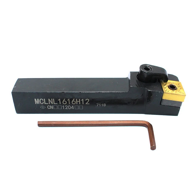 

Practical lathe turning tool 1pcs MCLNL1616H12 + 10pcs CNMG1204 blade + 1 wrench