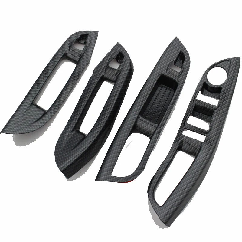 

Three styles of ABS Car Window Lifter Panel Frame Decoration Cover Trim Sticker For Ford Focus MK 3 4 MK3 MK4 accessories