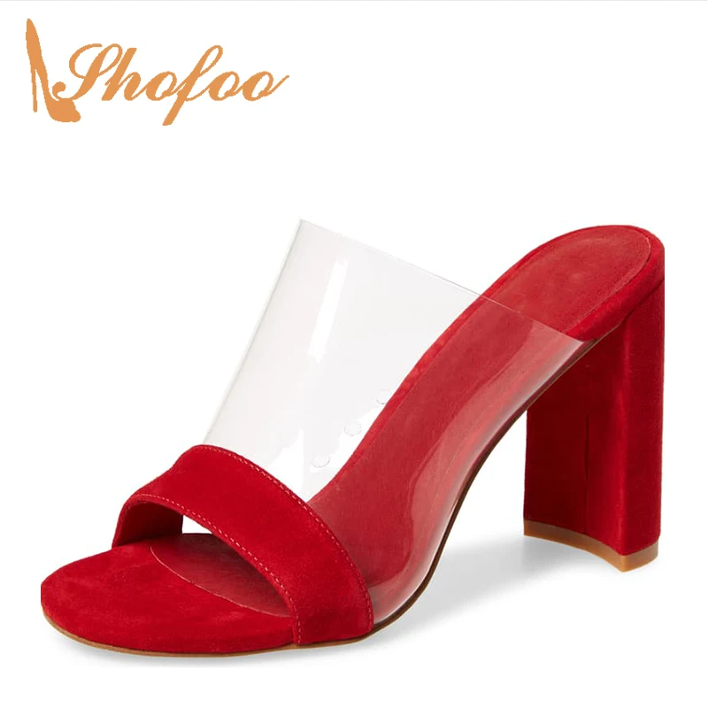 size 11 chunky heels