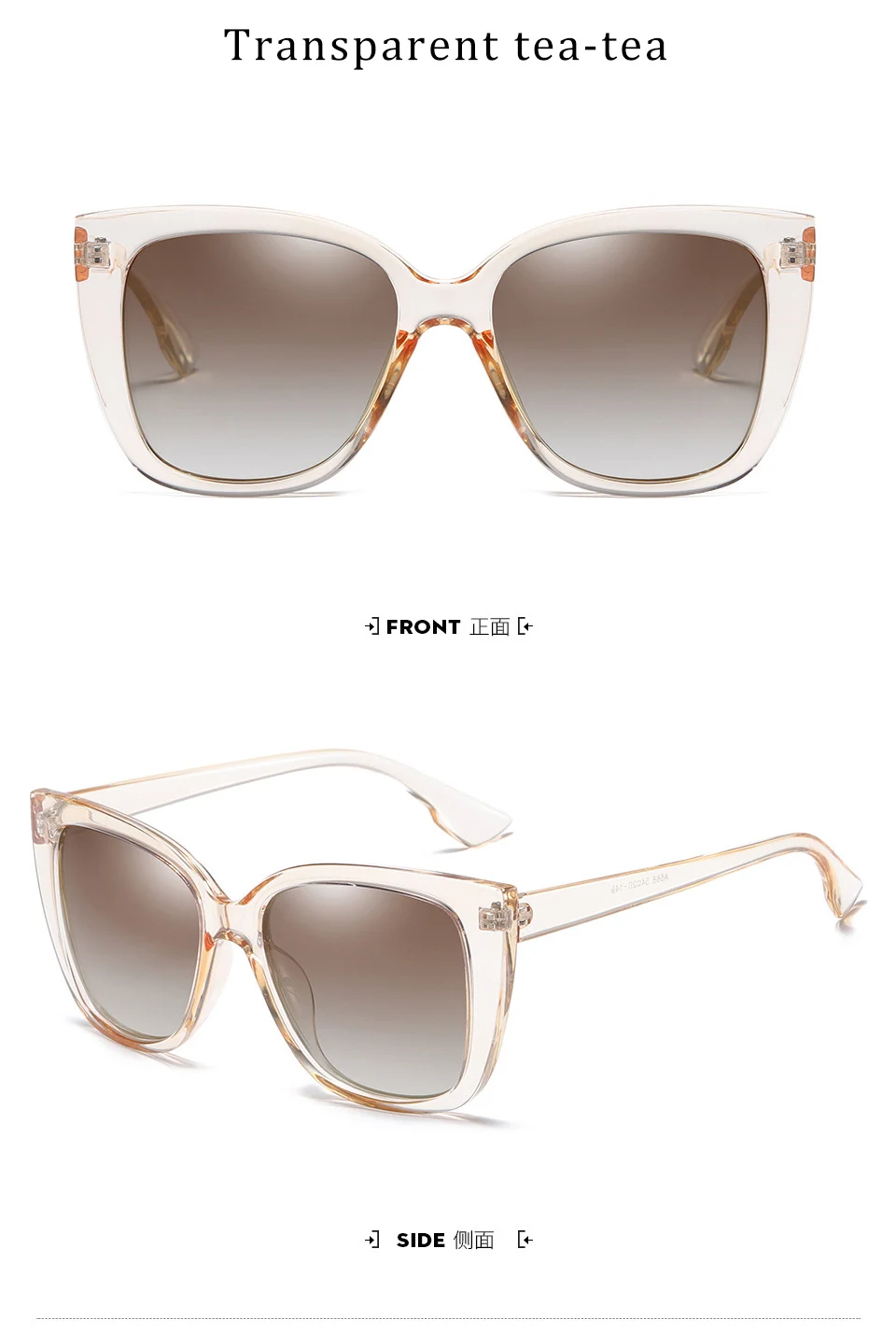 Роскошные поляризационные женские солнцезащитные очки кошачий глаз, градиентные линзы, модные брендовые дизайнерские солнцезащитные очки, Винтажные Солнцезащитные очки, uv400 Oculos De Sol