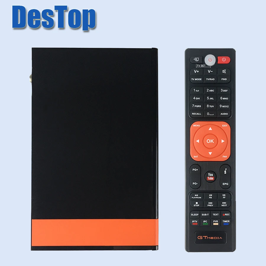 

FREE SAT GTMEDIA V8 NOVA FREESAT SAME AS V9 SUPER Satellite TV Receiver Support Builtin wifi, support H.265, AVS+ 2PCS