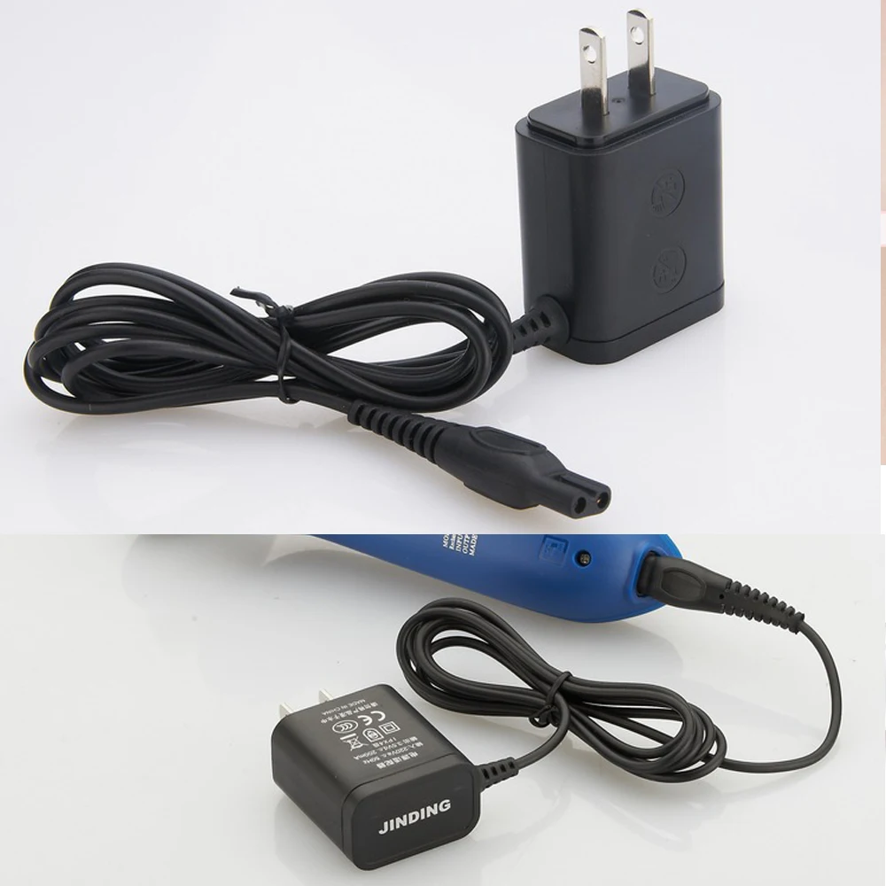 

New 2-Prong Charger US Plug Power Adapter Electric Shaver Charger for Philips Shavers S9911 S7310 RQ1250 HQ8505 6070 6075 6090