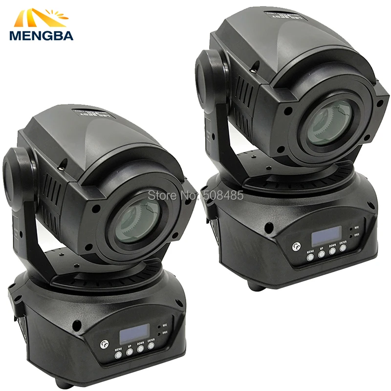 

2pcs/lot 90W Gobo LED Moving Head Light 3 Face Prism DMX Controller 6/16 Channel for Stage Theater Disco Nightclub Party