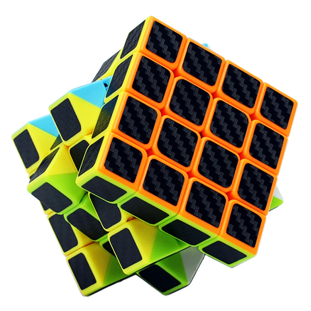 4x4x4 ZCUBE 6 2 см 4 слойный скоростной куб с ABS ПВХ материалом 4*4 Stickerless Cubo Megico детская
