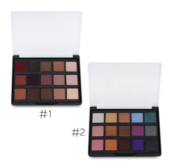 100 шт. Макияж Мини Eye Palette Мерцающая Косметика пигмента 15 Цвет теплый Обнаженная Popfeel матовая палитра теней DHL