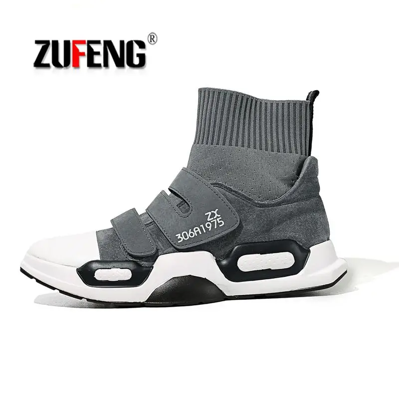 

Men Socks Sneakers Outdoors High Top Lightweight Running Shoes For Adults Trainers Fall Breathable Walking Jogging Ankle Boots