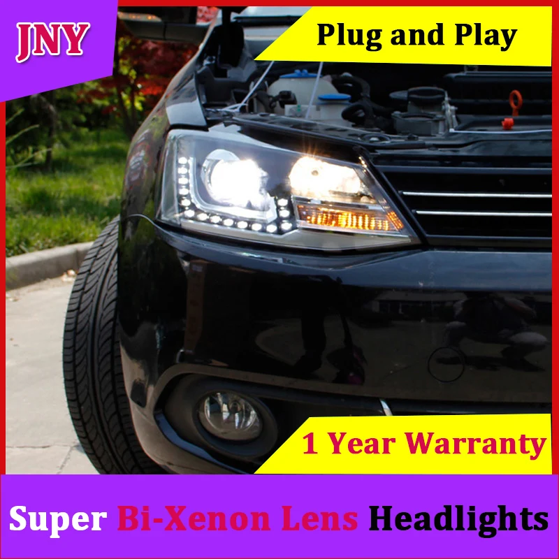 HLC Styling For VW Jetta headlights 2011 2014 Jetta MK6 LED Headlight