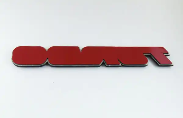 3D Алюминий сплав Авто Красный Turbo эмблемы Стикеры|turbo emblems|emblem badgeauto car |