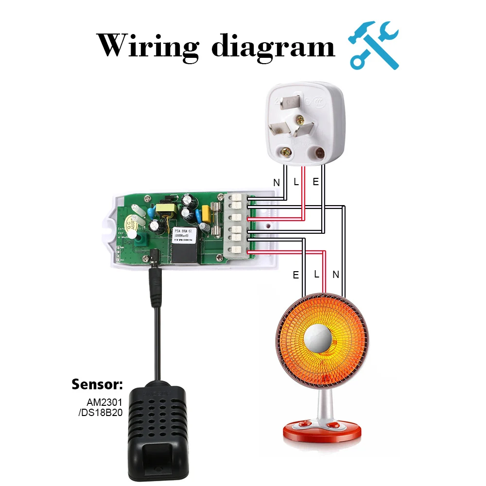 SONOFF TH16 16A/3500W TH10 10A/2200W 90-250V умный Wifi переключатель для контроля температуры и влажности беспроводной домашний комплект для автоматизации работы