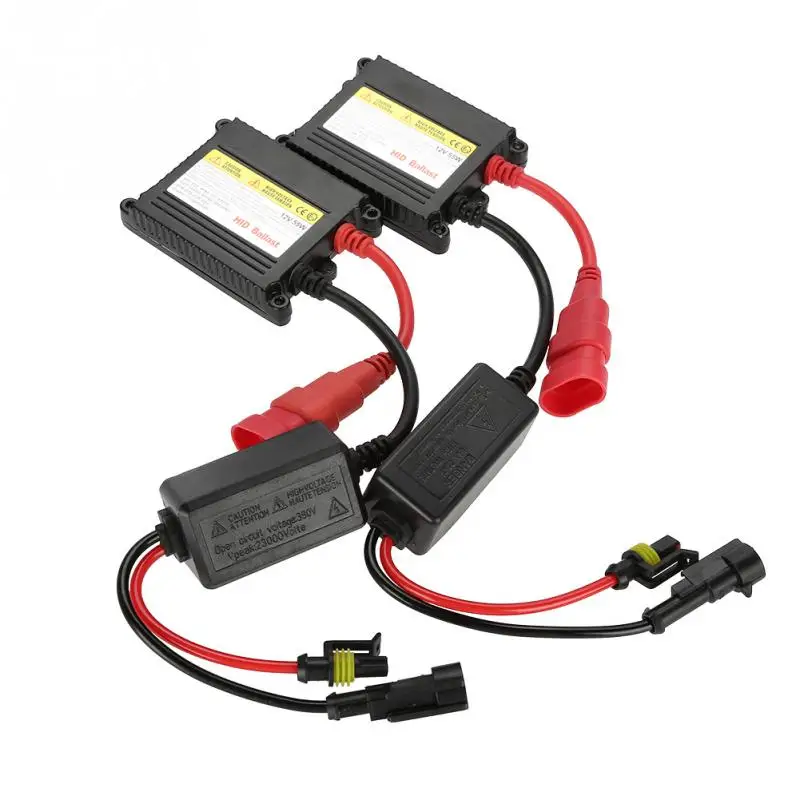 

2Pcs 12V 55W Universal Digital Xenon DC HID Ballast Conversion Kit for Car HID Conversion Kit Replacement Light Bulb