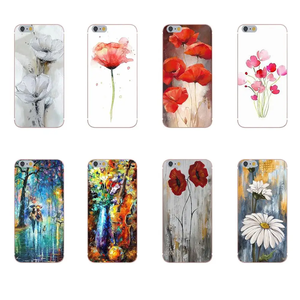 

Kmuysl Color Flower For Xiaomi Mi6 Mi 6 A1 Max Mix 2 5X 6X Redmi Note 5 5A 4X 4A A4 4 3 Plus Pro Soft TPU Phone Case