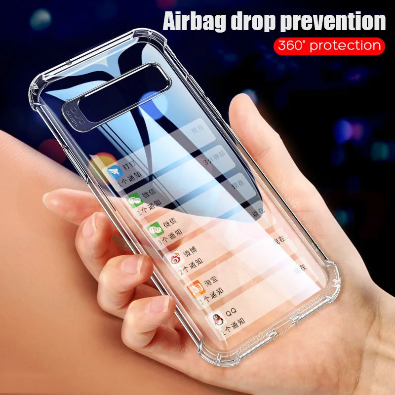 

Drop proof Clear Case For Samsung Galaxy A10 A20 A30 A40 A50 A70 M10 M20 M30 S10 S8 S9 Plus S10 E Soft Silicone TPU Back Cover