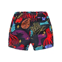 Лидер продаж, новые модные летние штаны для мальчиков Одежда для маленьких мальчиков хлопковые шорты с рисунком пляжная одежда детская одежда