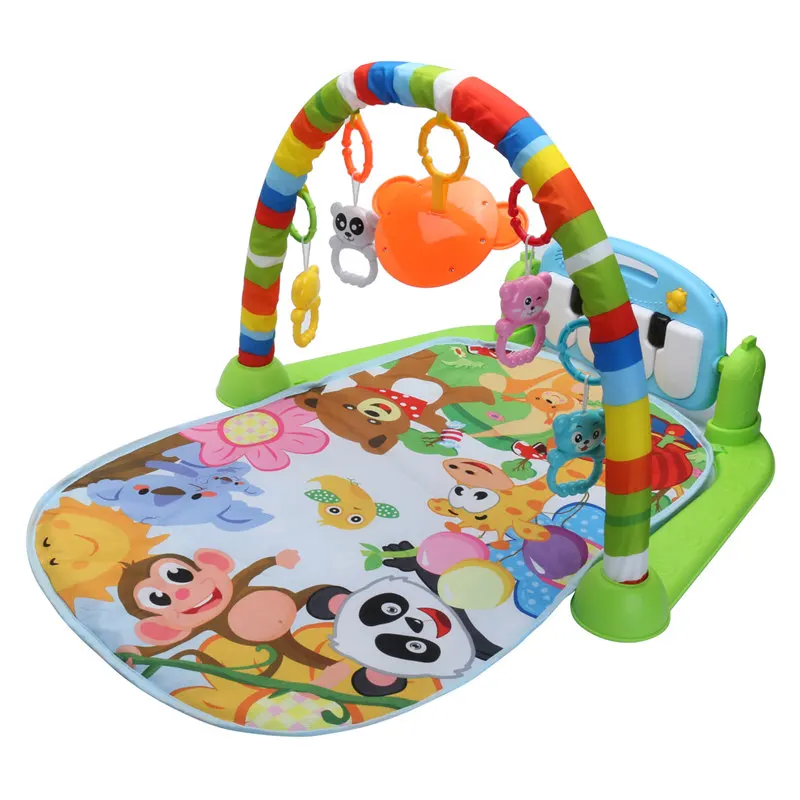 

3 in 1 Baby Play Gym mat Carpet Educational Rack Toys Baby Music Play Crawl Mat Keyboard Infant Fitness Carpet Gift For Kids