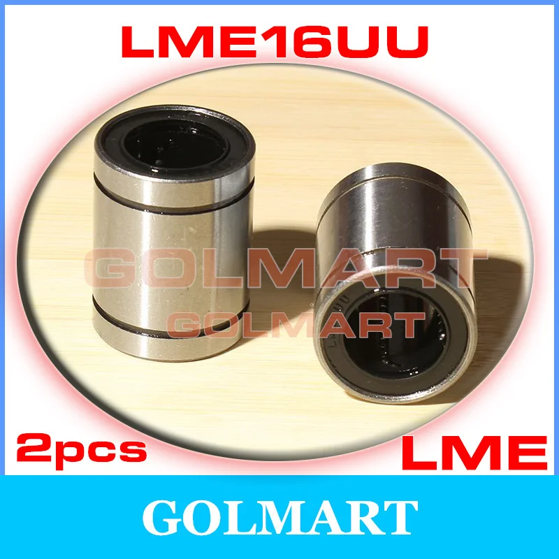 2pcs Linear Bearings New Precision LME16UU 16*26*36mm Motion Bush Bushing Linearlager Kugelbuchse for 16mm rail shaft | Обустройство