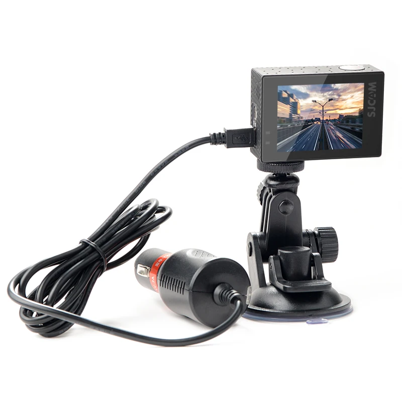 

OriginalSJCAM Accessories Car Charger Mount Suction Cup Bracket for SJ CAM SJ6 Legend SJ7 Star 4K Sports DV WIFI action Camera