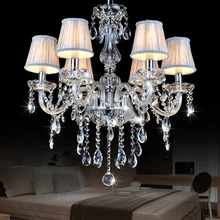 Nuovo lampadario a Led europeo candeliere in cristallo per soggiorno lustre de cristal modernos lampadario a soffitto per cena di nozze