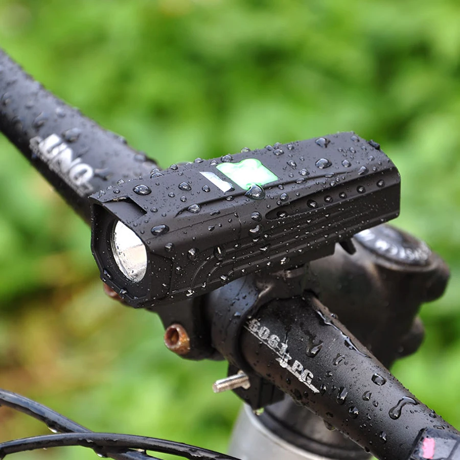 For Bicycle Head Light Front Handlebar Lamp Flashlight Safety Waterproof LED