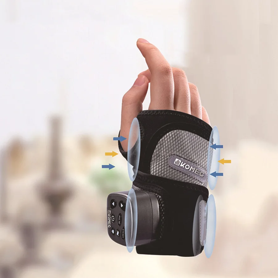 Vibration Physical Therapy Heating Wrist Massager Muscle Joint Acupoint