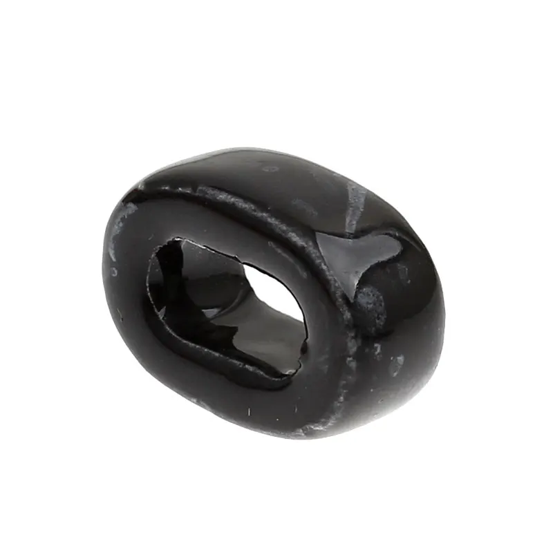 DoreenBeads Ceramics Beads Oval Black About 19mm x13mm - 18mm x 13mm Hole:Approx 10mm 5mm 20PCs 2015 new | Украшения и аксессуары