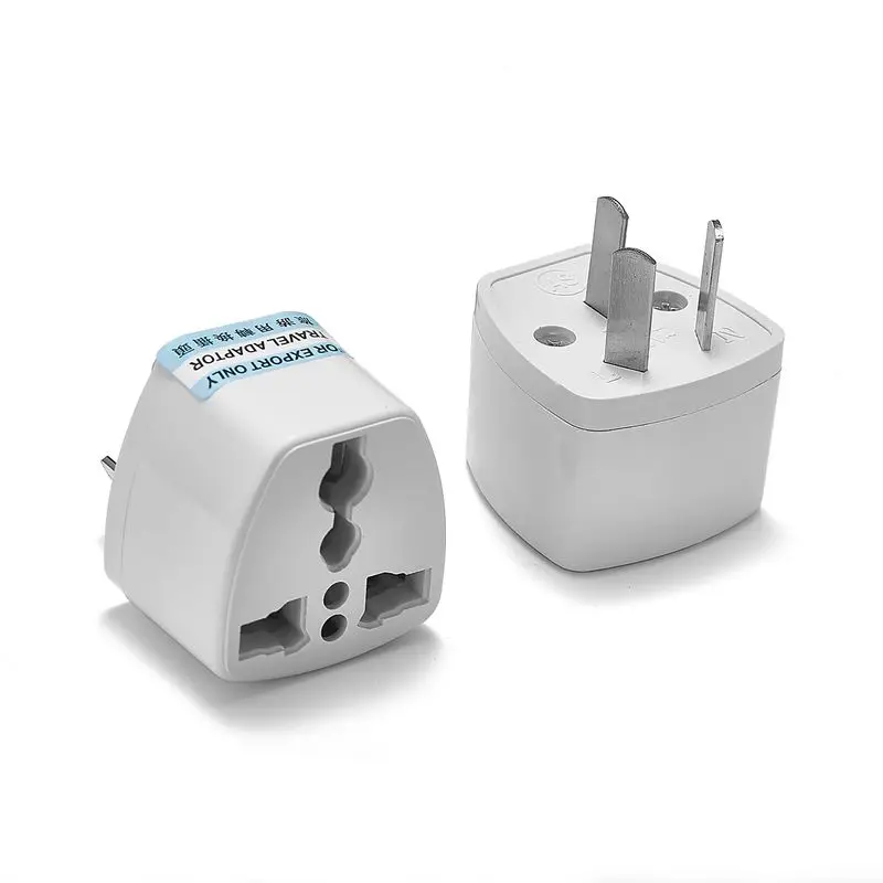 200pcs Universal AU US EU UK Plug Adapter American Australian European AC Travel Power Adapter