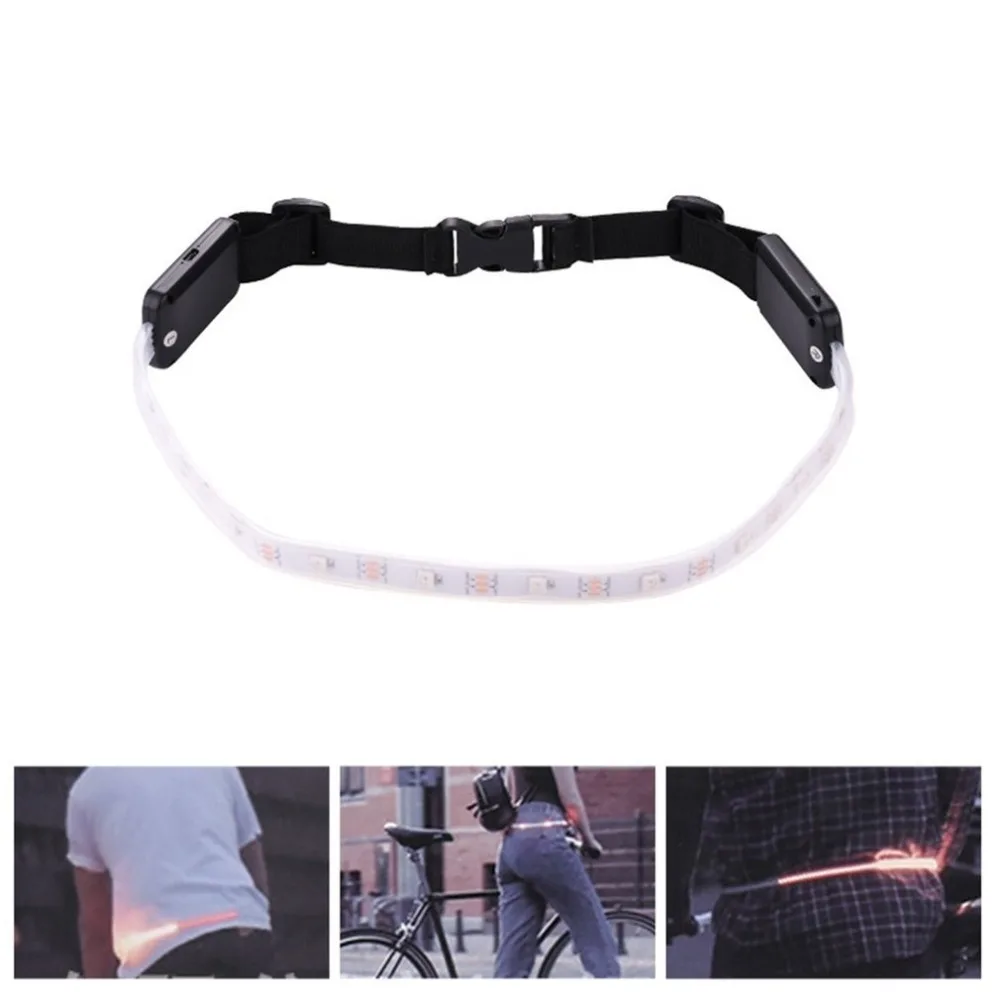 

LED Reflective Belt High Visibility Security Light with USB Charging for Cycling Running Climbing Remote Control Waistbelt Lamp